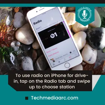 How To Listen To Drive In Radio On iPhone - The process